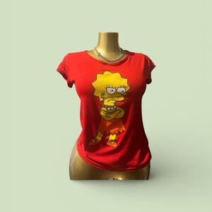 Red Graphic Short Sleeve Tee